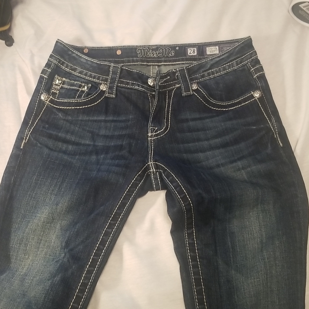 Miss Me boot cut ladies jeans size 28